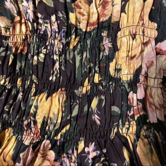 Gathered Stretch Top w/ Tie Straps - Picture 3 of 4